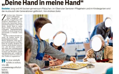 „Deine Hand in meine Hand“ – Artikel in Gaildorfer Rundschau