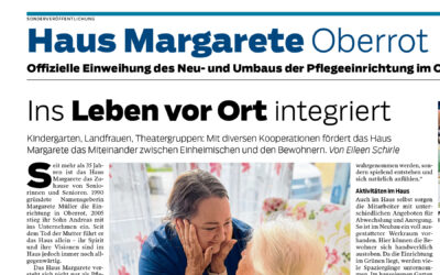 Sonderveröffentlichung: Ihr Leben vor Ort integriert